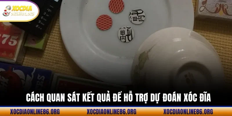 Cách quan sát kết quả để hỗ trợ dự đoán xóc đĩa